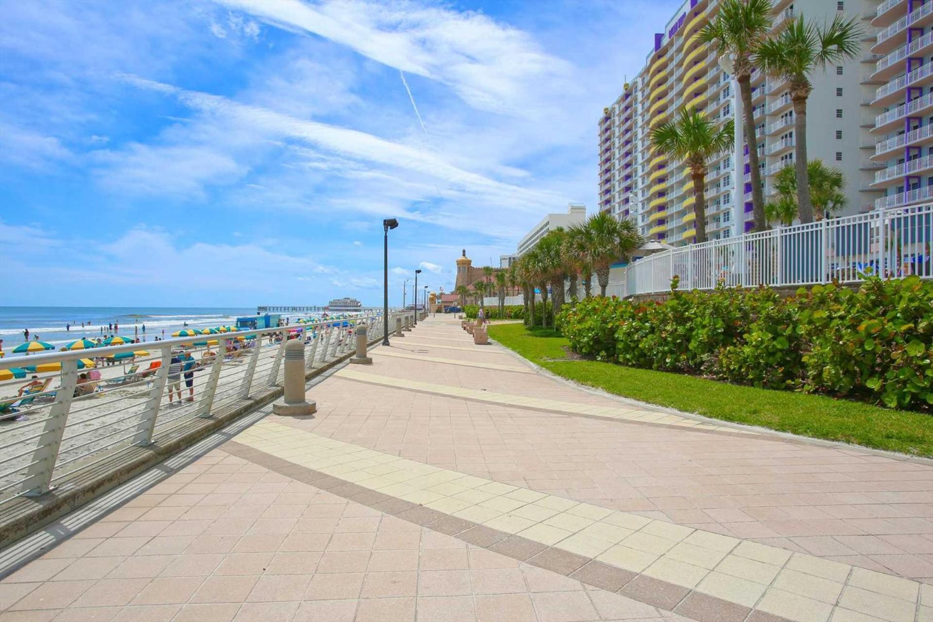 Luxury 6Th Floor 1 Bedroom Condo Direct Oceanfront Wyndham Ocean Walk Resort Daytona Beach | 610 エクステリア 写真