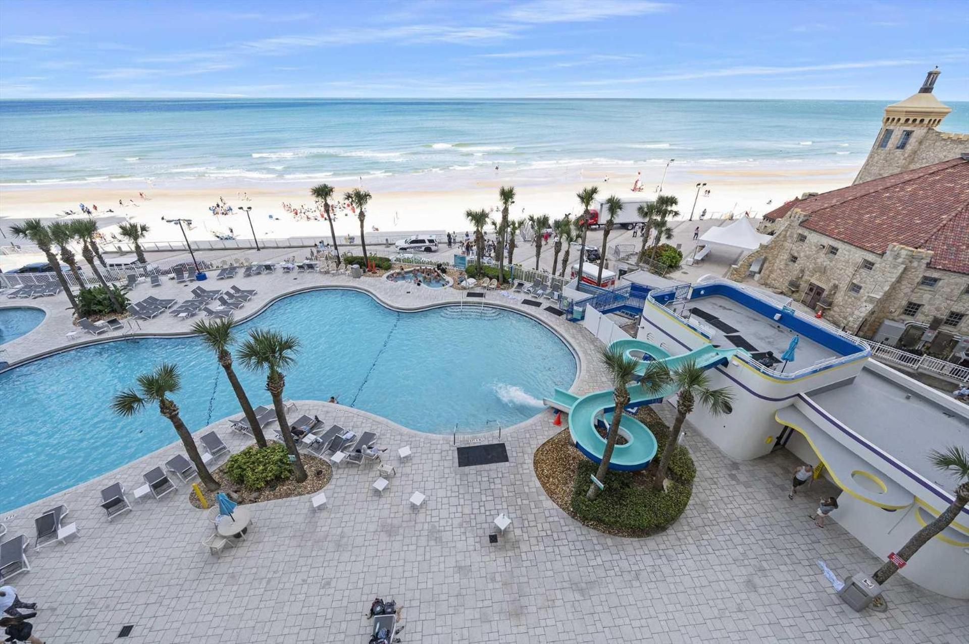 Luxury 6Th Floor 1 Bedroom Condo Direct Oceanfront Wyndham Ocean Walk Resort Daytona Beach | 610 エクステリア 写真